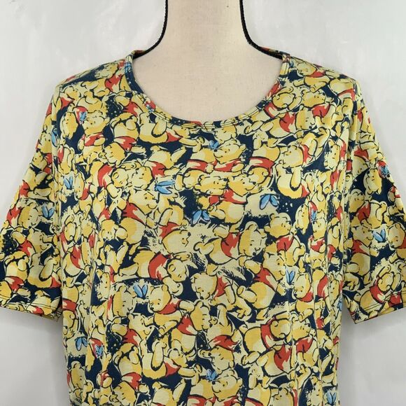 LuLaRoe Disney Winnie the Pooh Butterfly Irma Top Size XXS - Picture 3 of 8